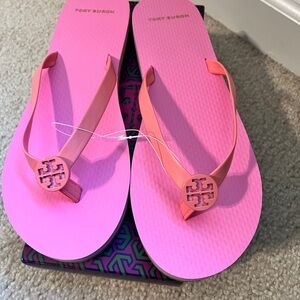 NWT Tory Burch Vibrant Pink Sandals